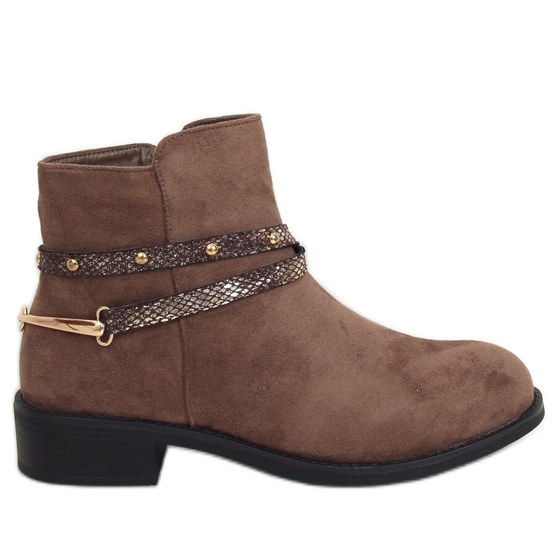 Tummanbeige naisten saappaat RQ332 Khaki