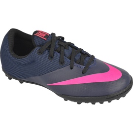 Nike MercurialX Pro Jr Tf 725239-446 -kenkä laivasto monivärinen