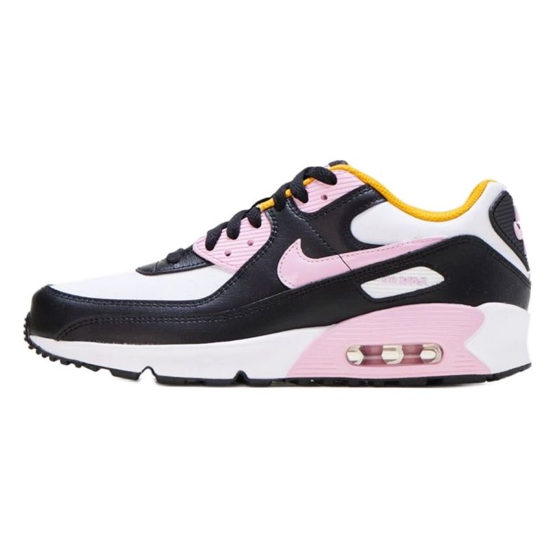 Nike Air Max 90 Ltr Jr CD6864-007 kenkä valkoinen musta vaaleanpunainen