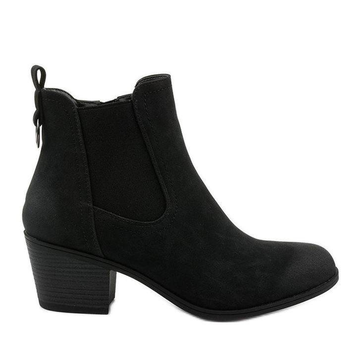 Mustat mokkanahkaiset nilkkurit Tarrenscribe -postissa