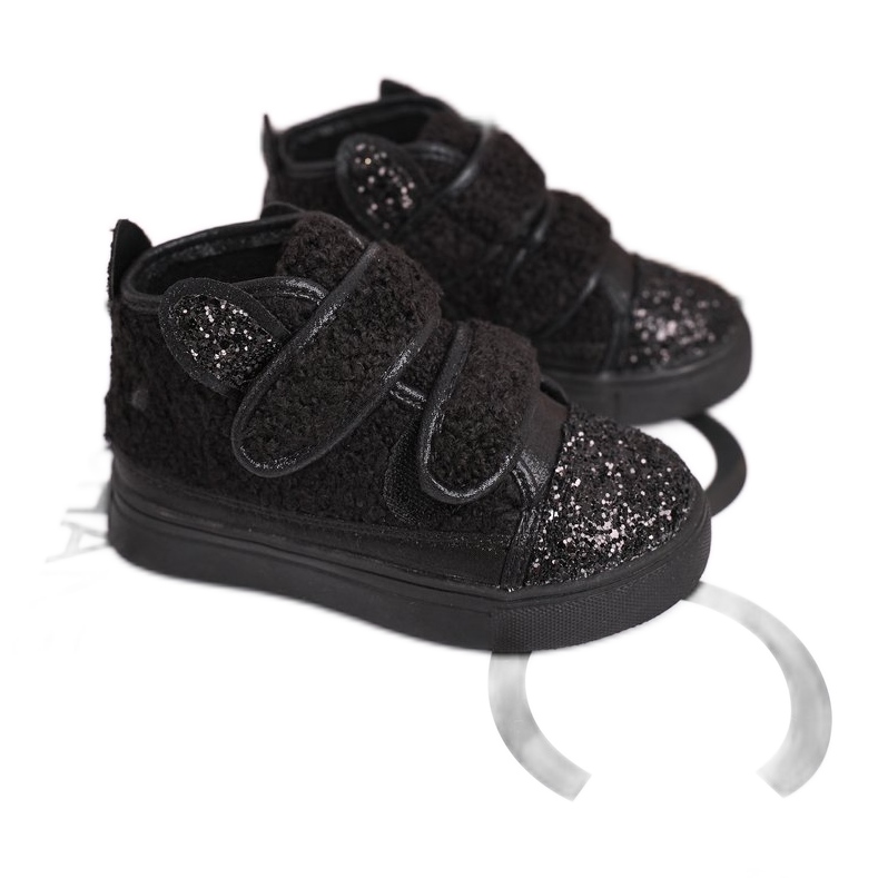 FRROCK Lasten lenkkarit High Warm Black Clifford musta