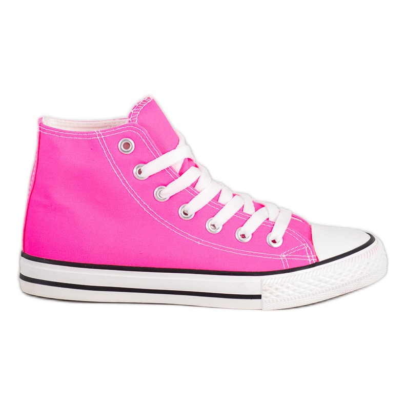 SHELOVET Korkeat lenkkarit vaaleanpunainen