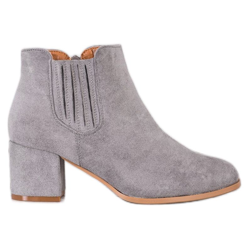 Bella Paris Lyhyet mokkanahkakengät beige