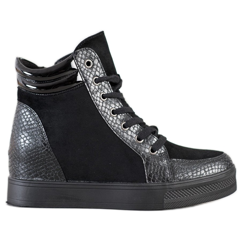 Bestelle Mukavat kiilakengät musta