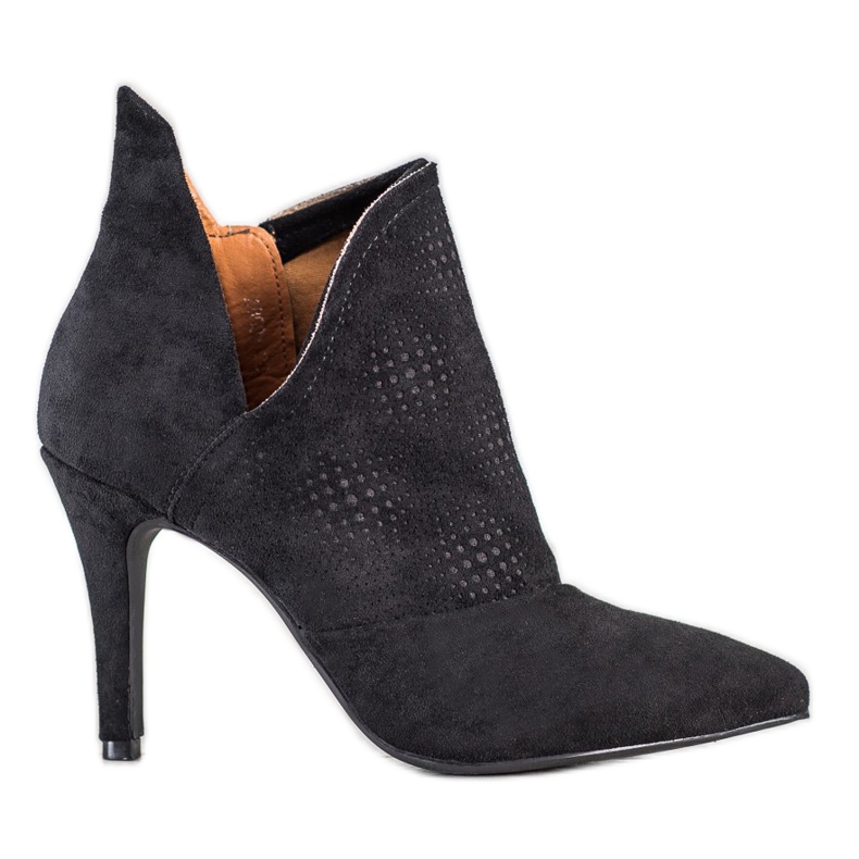 Bella Paris Tyylikkäät kengät korkealla korolla musta