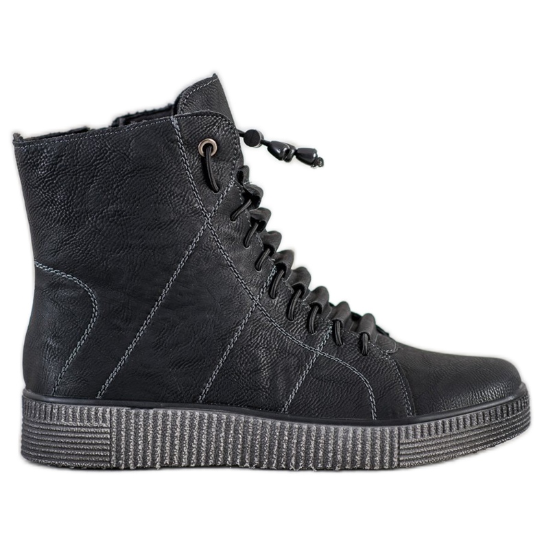 SHELOVET Mustia työntekijöitä Paltformilla musta