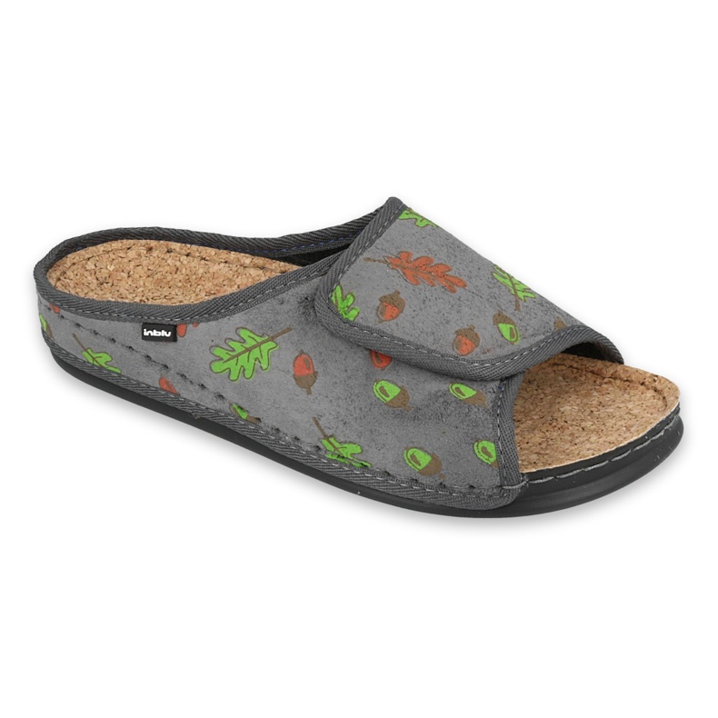 Befado Inblu naisten kengät 155D116 harmaa monivärinen vihreä