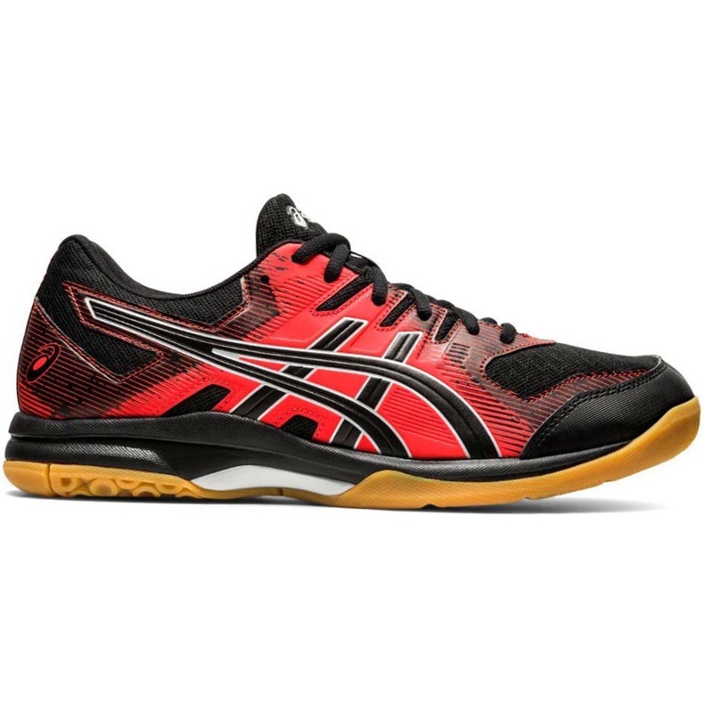 Asics Gel Rocket 9 musta-punainen 1071A030 003 miesten lentopallokengät