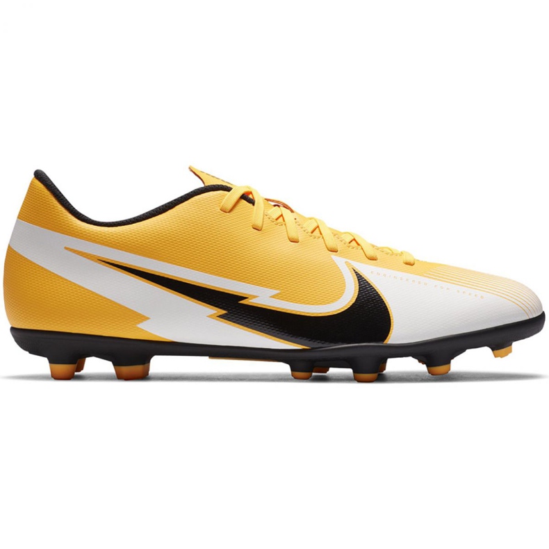 Nike Mercurial Vapor 13 Club FG / MG M AT7968 801 jalkapallokengät keltainen keltainen