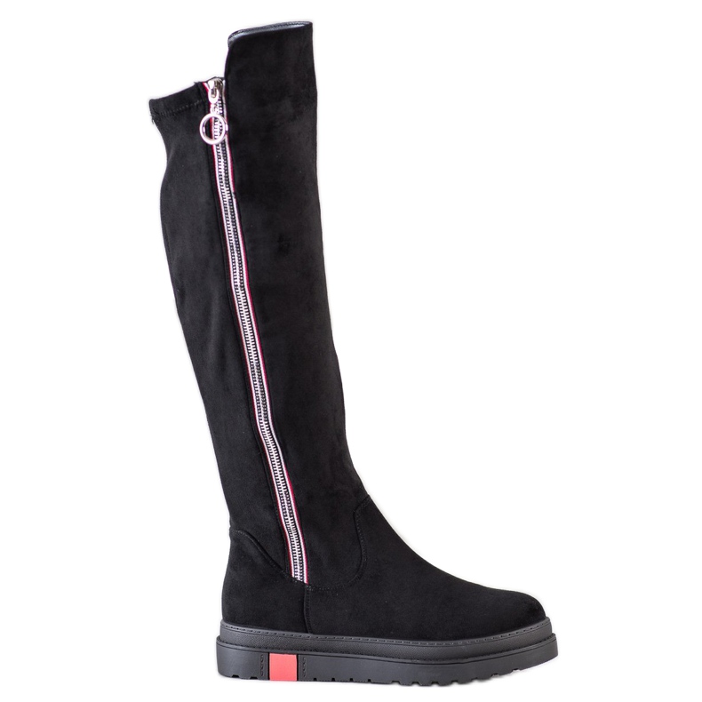 Seastar Saappaat polven yli musta