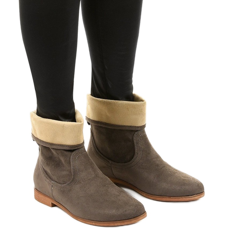 Khaki-mokkamaiset Islevine-liukukengät vihreä