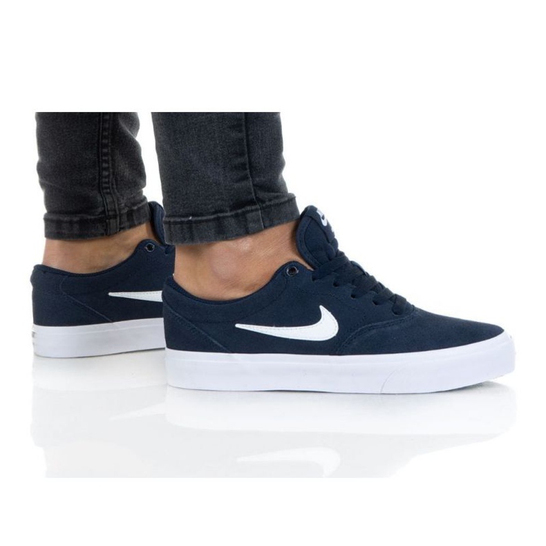 Nike Sb Charge Suede (GS) Jr CT3112-400-kenkä laivastonsininen