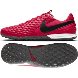 Nike Tiempo Legend 8 Academy Tf M AT6100 608 jalkapallokenkä punainen punainen