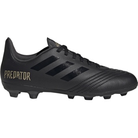 Adidas Predator 19.4 FxG Junior -jalkapallokengät, musta EF8989