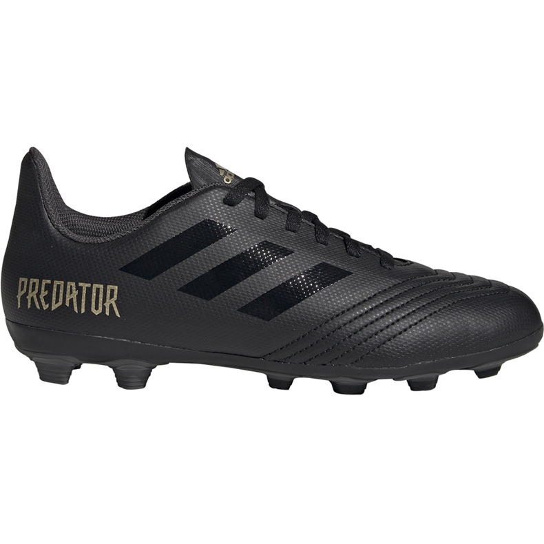 Adidas Predator 19.4 FxG Junior -jalkapallokengät, musta EF8989