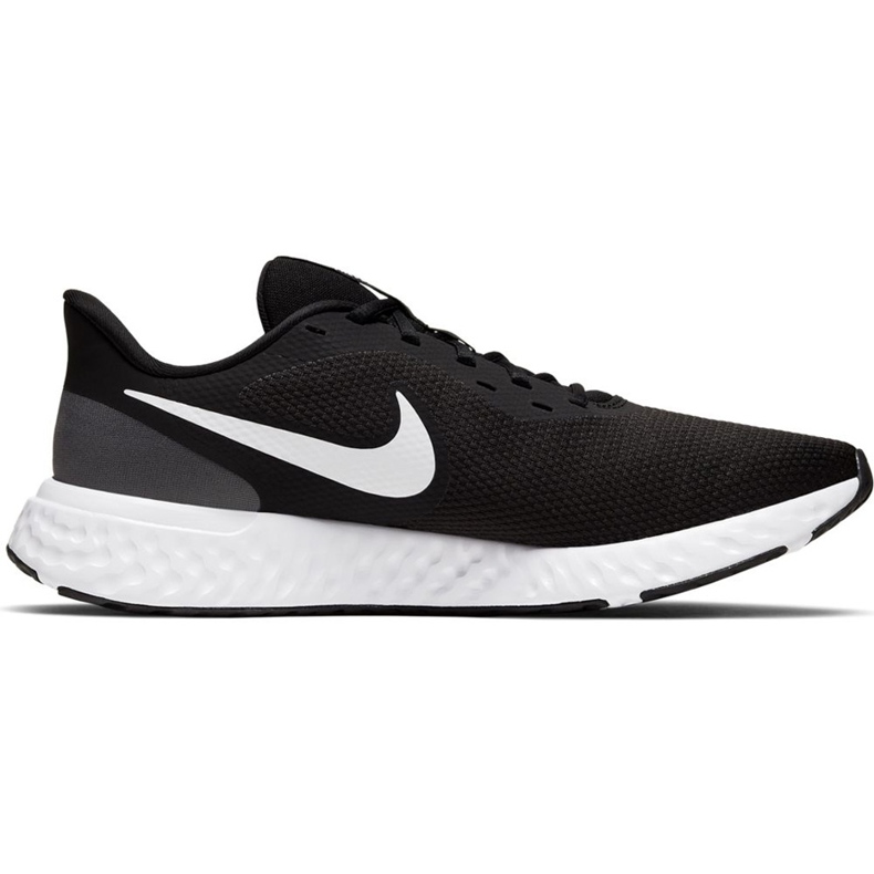 Nike Revolution 5 mustat miesten juoksukengät BQ3204 002