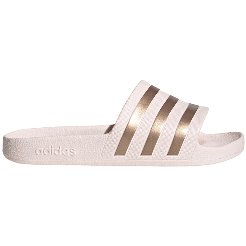 Adidas Adilette Aqua naisten tohvelit vaaleanpunainen ja kultainen FW4291