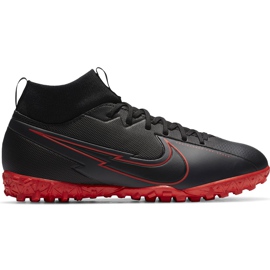 Nike Mercurial Superfly 7 Academy Tf Junior AT8143 060 jalkapallokengät musta musta