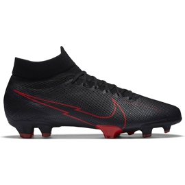 Nike Mercurial Superfly 7 Pro Fg AT5382 060 jalkapallokengät musta musta
