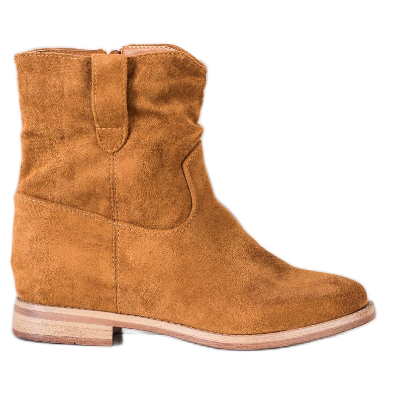 Seastar Lämpimät cowboy -saappaat kiilalla ruskea