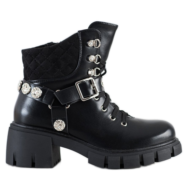 Yes Mile Tyylikkäitä työntekijöitä koristeilla musta