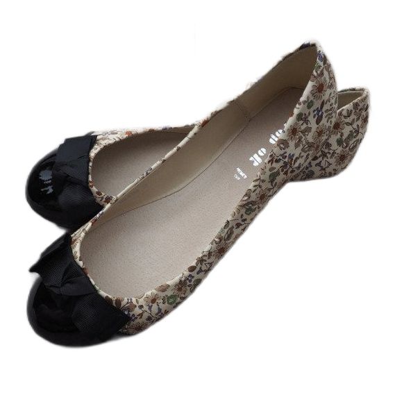 Ballerinat, joissa rusetti 6148 valkoinen