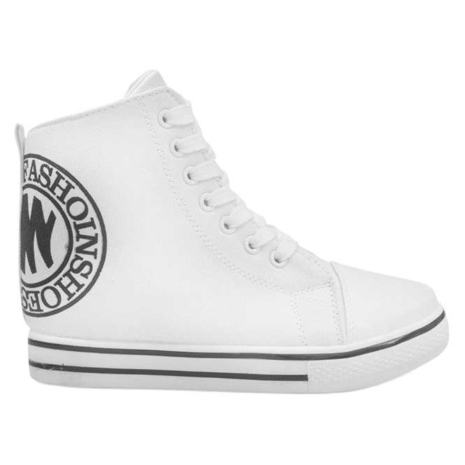 Muodikkaat lenkkarit LT1608 valkoinen