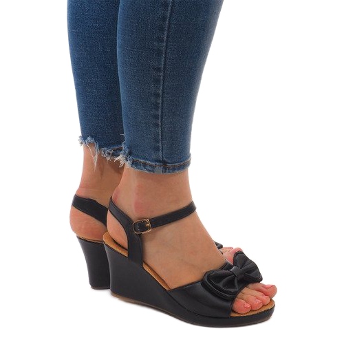 Wedge sandaalit WF-61 Musta