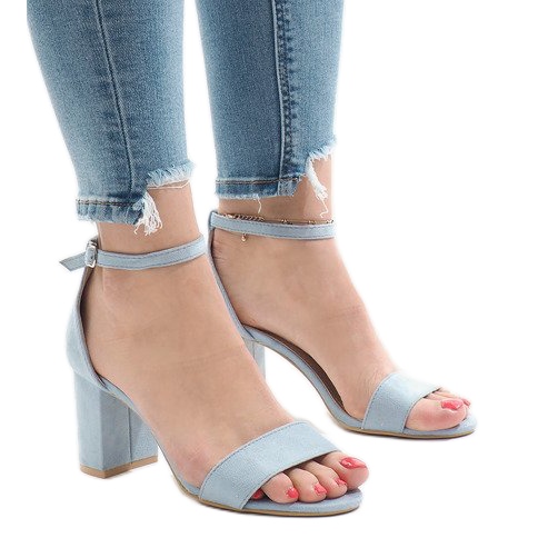 Sininen 5102 kantapää sandaalit