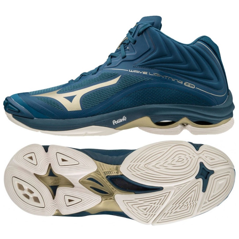 Mizuno Wave Lightning Z6 Mid M V1GA200551 lentopallokengät monivärinen, sininen sininen
