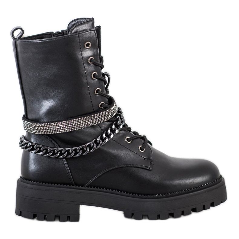 Seastar Mustia työntekijöitä ketjulla musta