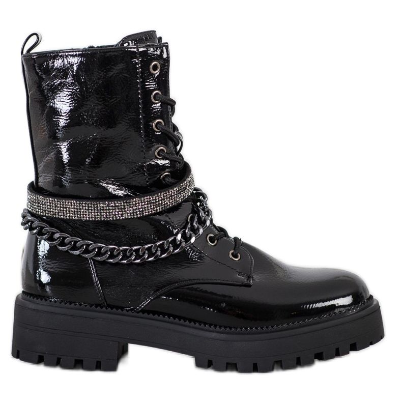 Seastar Mustia työntekijöitä ketjulla musta