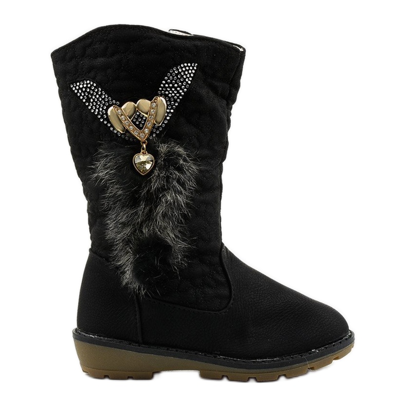 Eilris lasten eristetyt saappaat tytöille musta