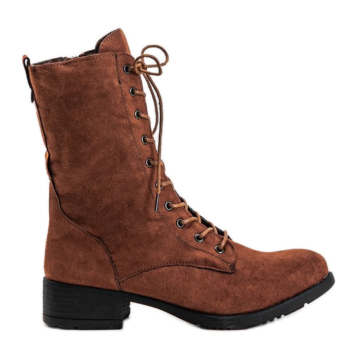 Ruskeat nauhakengät S10