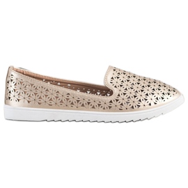 Renda Mukavat Openwork Lords kultainen