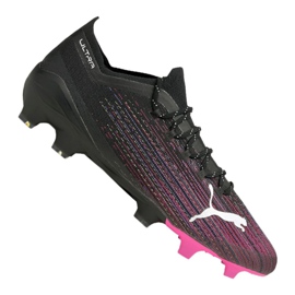 Jalkapallokengät Puma Ultra 1.1 Fg M 106044-03 musta, musta, pinkki musta