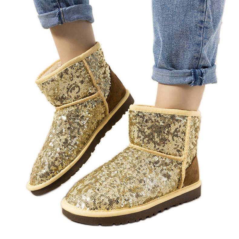 Beige eristetyt saappaat, emutyyppi Autumnnow