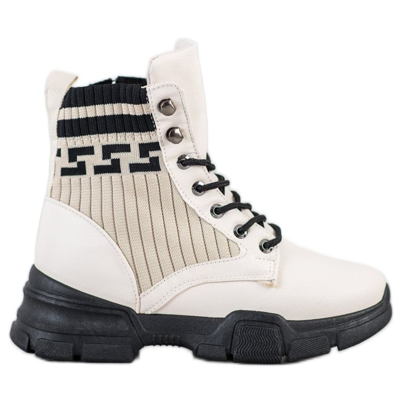 SHELOVET Lace-up-muotityöntekijät valkoinen musta