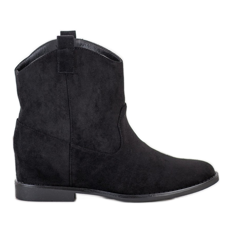 SHELOVET Lämpimät cowboy -saappaat piilotetulla kiilalla musta