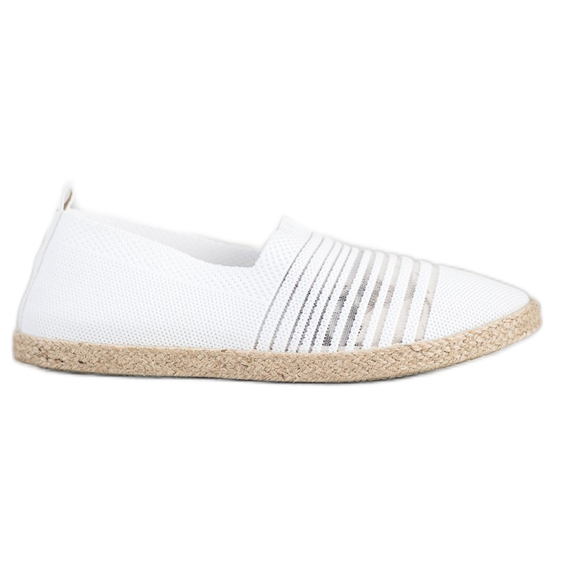 MCKEYLOR Slipony Espadrilles valkoinen