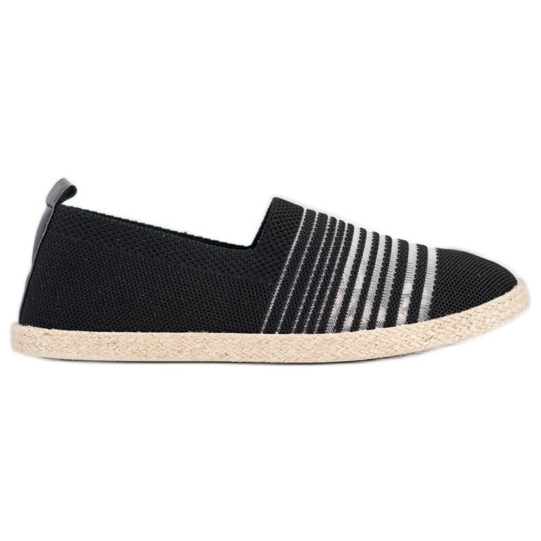 MCKEYLOR Slipony Espadrilles musta