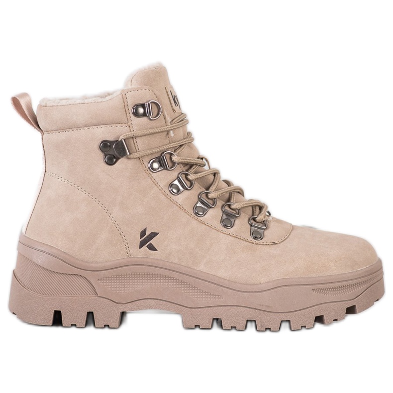 Kylie Trappers On Beige Platformilla