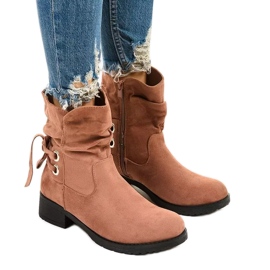 Afforen vaaleanpunaiset mokkanahkakengät vaaleanpunainen