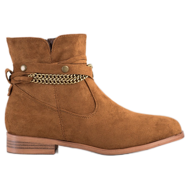 Cm Paris Lehmätytöt koristeellisella ketjulla ruskea