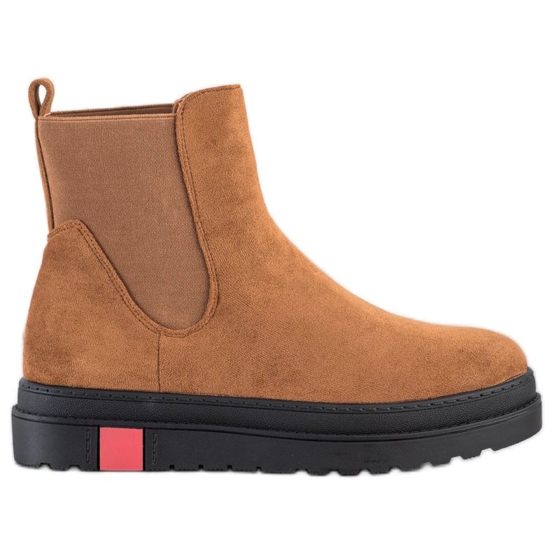 Seastar Saappaat alustalla ruskea