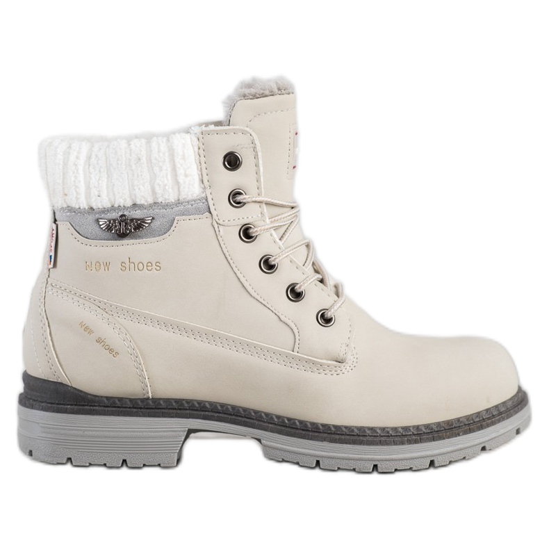 SHELOVET Uudet kengät vaelluskengät beige