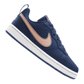 Nike Court Borough Low 2 (GS) Jr BQ5448-401 kengät beige tummansininen