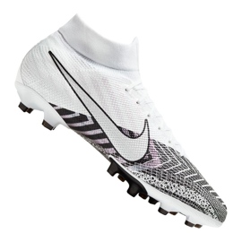 Nike Superfly 7 Pro Mds Fg BQ5483-110 jalkapallokengät valkoinen, musta, pinkki valkoinen