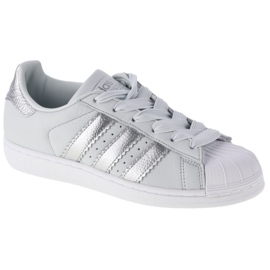 Adidas W Superstar W CG6452 kengät valkoinen hopea