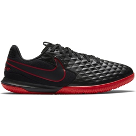 Nike Tiempo Legend 8 Academy Ic Junior AT5735 060 jalkapallokengät musta musta punainen